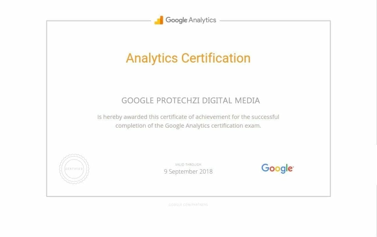 AnalyticsCertification-PROTECHZI